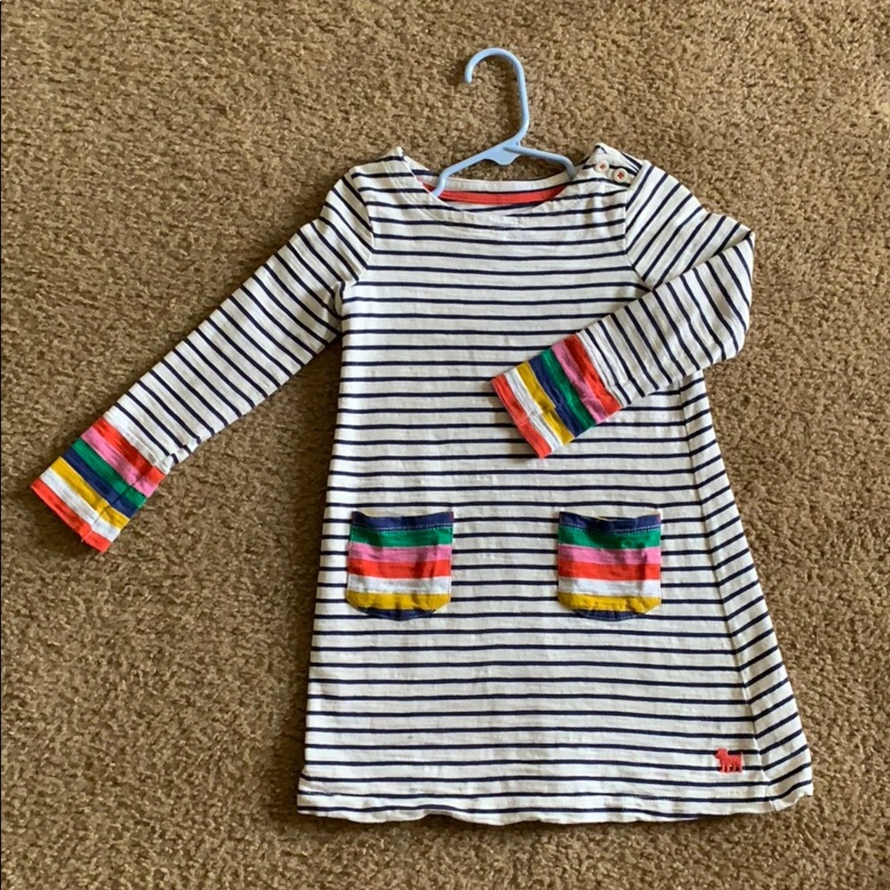 Mini Boden girls dress  size 3-4T